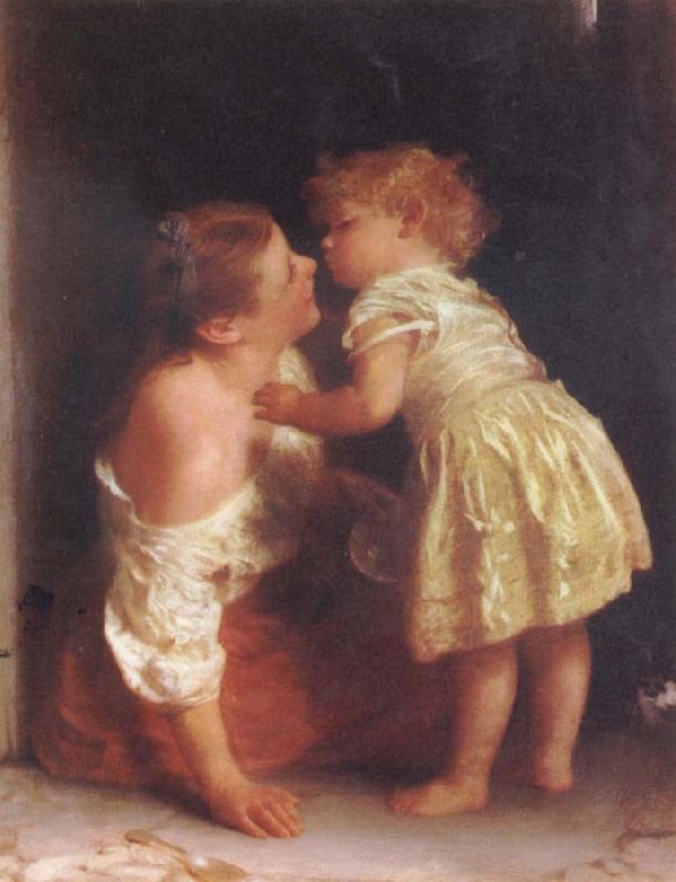 John Morgan Kiss me oil painting picture